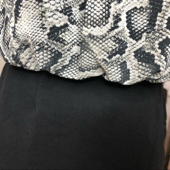 Aidan Mattox Snakeskin Dress Size 6 Cocktail Party - Picture 4 of 7